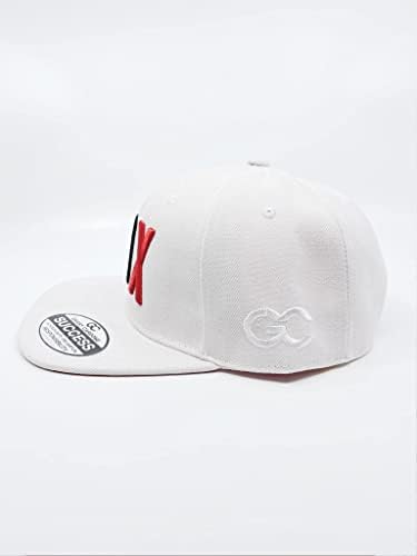 Бейзболна шапка на Безвъзмездна Cardone 10X с пет вложки - Черно и червено на бяло