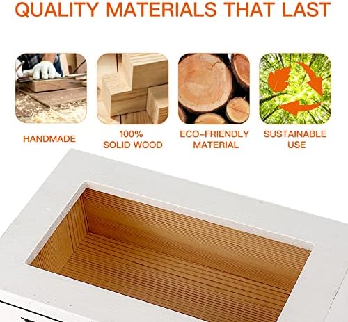 Държач за сушилни листа - Дървена Опаковка за сушилни листа, листа за омекотяване на тъкани, Кутия за съхранение