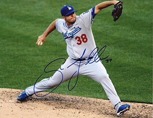 Шон Толлесон Лос Анджелис Доджърс, Подписано Снимка 8x10 С / coa - Снимки на MLB с автограф