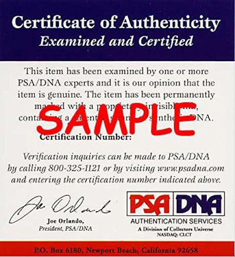 Сертификат ДНК Psa Наоми Суон с Автограф на снимки с размер 8х10 виж
