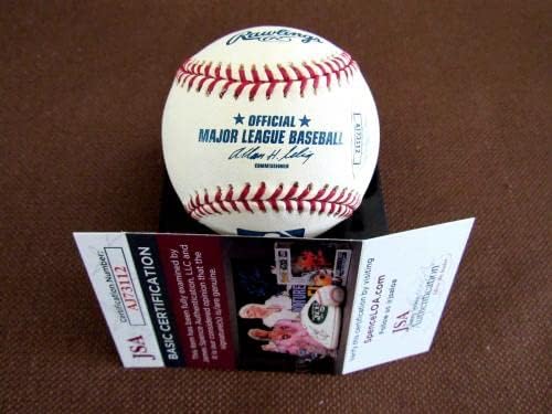 Хуан Маричал Копито, 83 Стомна Сан Франциско Джайентс С Автограф Oml Baseball Jsa - Бейзболни топки с автографи
