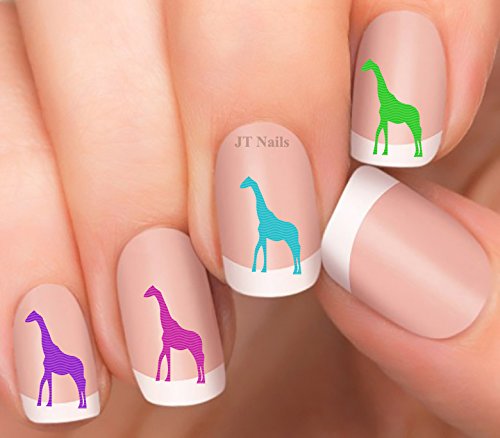 Дизайн с Жирафа #7 Стикери за нокти