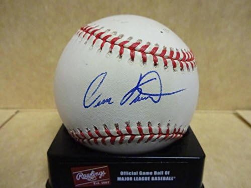 Сезар Кинг Тексас Рейнджърс подписа договор с A. l. Baseball W / coa - Бейзболни топки с автографи