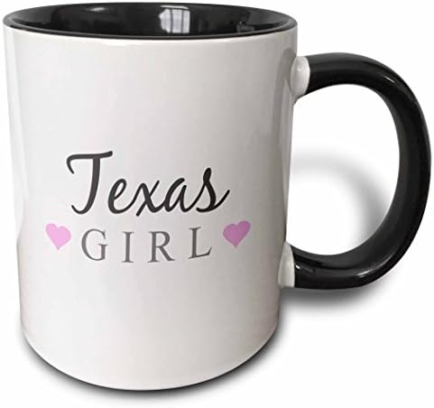 3dRose Texas Girl - гордостта на родния си щат - САЩ - Съединените американски Щати - текст. - Чаши (mug_161875_4)