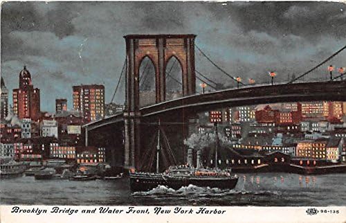 Бруклинския мост, пощенска Картичка от Ню Йорк