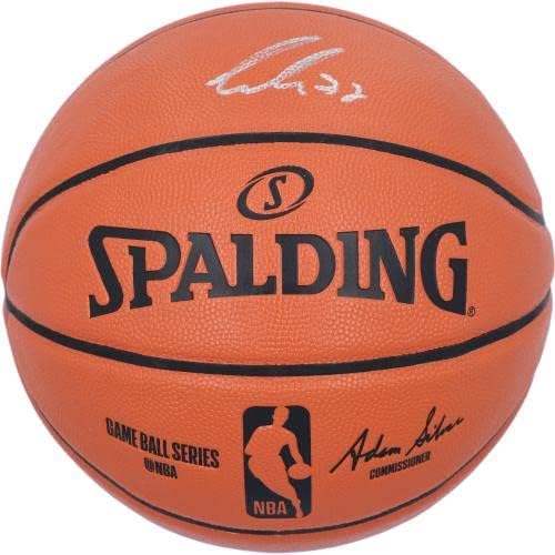 Лук Дончич с автограф баскетболист Сполдинг - Фанатици - Баскетболни топки с автографи