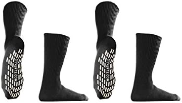 Диабет чорапи - Болнични Чорапи с нескользящим изземване - Унисекс, 2 опаковки - Безопасни стъпало