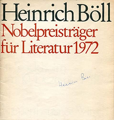 Автор е на НОБЕЛОВА НАГРАДА ЗА литература, Хенри Бел с автограф, подписан книжка
