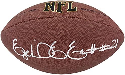 Езекиил Елиът подписа Wilson Super Grip пълен размер на топка за Футбол NFL - Футболни топки С Автографи