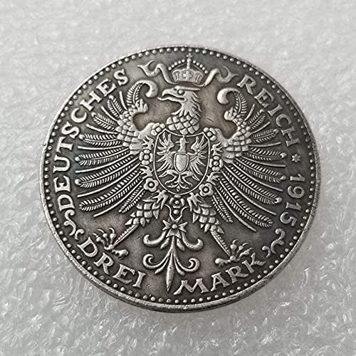 Старинни Занаяти 1915 Германия 3 Марки - Копия на монети Willianster 624Coin са подбрани Възпоменателна Монета