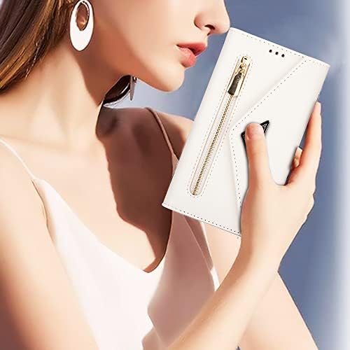 CCSamll Чанта-портфейл за Samsung Galaxy A54 5G за жени, Чантата през рамо, Чанта на маточната шийка ремешке,