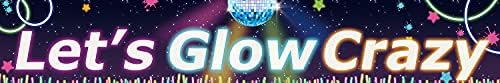 Let ' s Glow Crazy Аксесоари за Партита Неоновите Банер за Рожден Ден, Светещи Неон Декор честит Рожден Ден,