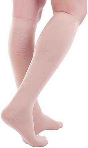 Компресия чорапи със затворени пръсти Doc Милър за жени с налягане 8-15 мм hg.ст., 1 Чифт Компрессионных чорапи