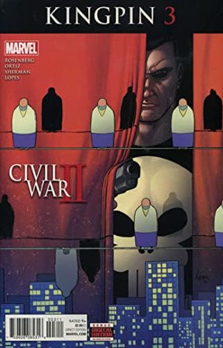 Гражданската война II: Крадец в закона 3 VF / NM ; Комиксите на Marvel | Каратель