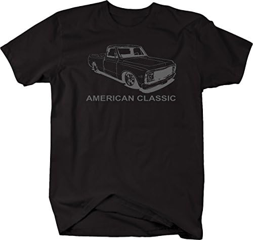 Американската Класическа тениска за пикап Muscle Car C10 Fleetside 1967-72 за Мъже