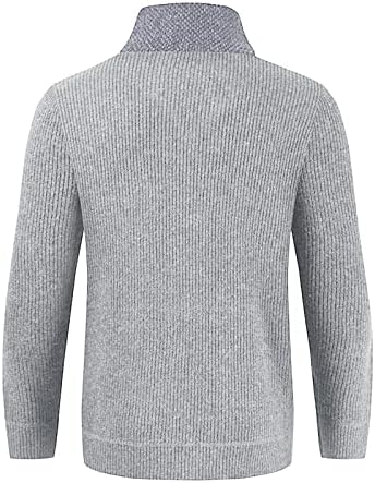 Блуза с дълъг ръкав, Европейски и Американски Мъжки Вязаный Пуловер С качулка, Тънък Пуловер копчета