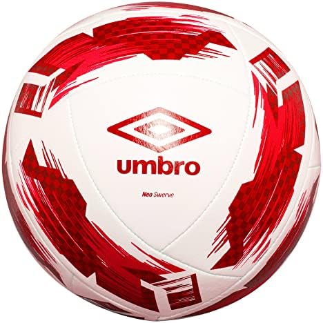 Футболна топка Umbro Нео Swerve, Размер 5, Бяло / Червено