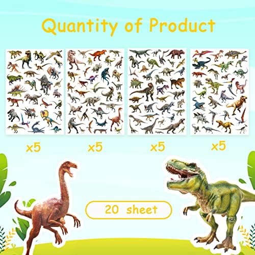 Страна На Етикети Динозавър Джунглата Сувенири 600 Графики На Динозаврите, Сафари Животни, Динозаври Стикери