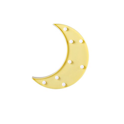 Осветителни тела, Нощни Светлина украса LED Луна за Осветяване на Стените в Спалнята на децата, Цвят-Жълт