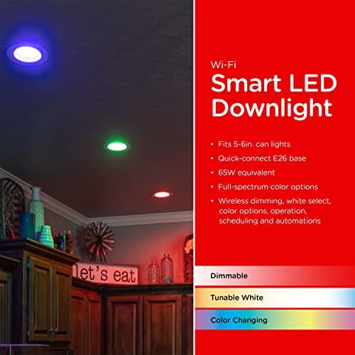 Интелигентен led лампа UltraPro Wi-Fi, Лампа, Еквивалент на 65 W, RGB, С възможност за промяна на цвят, С възможност