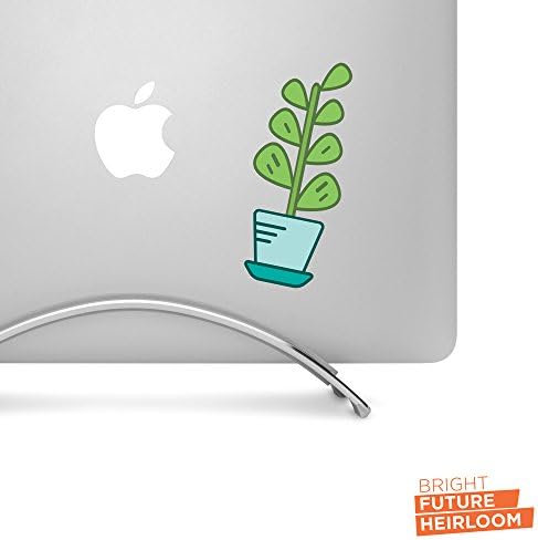 Стикер с плосък модел Cactus височина 06-5 инча - За MacBook, автомобила, лаптоп и много други!