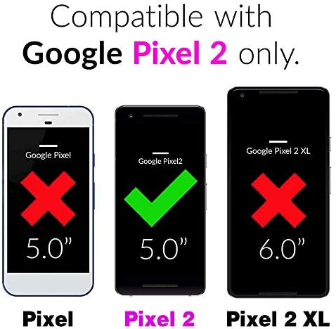 Dibosom е Съвместим с калъф-портфейл Google Pixel 2 и Винтажным Кожен калъф Премиум-клас с панти капак, Стойка