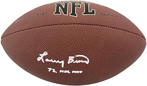 Лари Браун подписа Wilson Super Grip пълен размер на топка за футбол NFL с 72 MVP на НФЛ - Футболни топки с