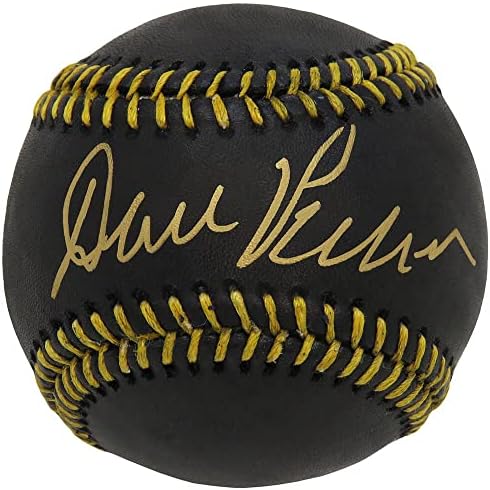 Дейв Паркър подписа Договор с Rawlings Official Black MLB Бейзбол - Бейзболни топки с автографи
