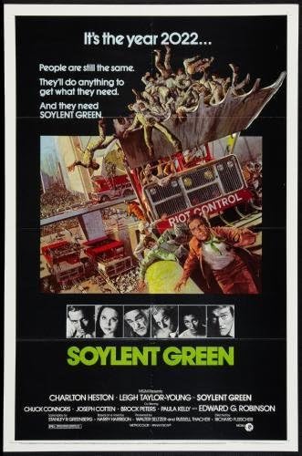 Плакат на филма Soylent Green 01 11x17 Мастър Принт