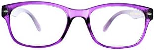 Дамски слънчеви очила SAV Eyewear Victoria Klein 9078 Лилаво Кръгли Очила за четене, 35 мм + 3