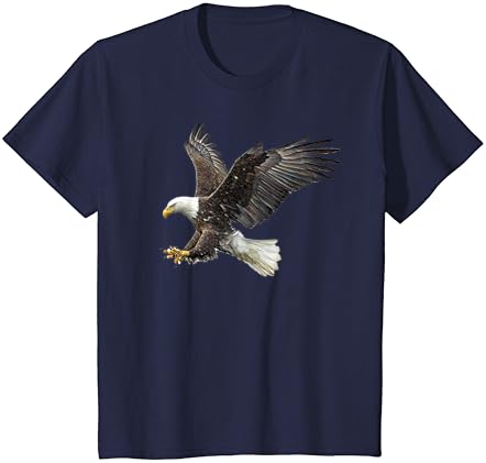 Тениска с Величествената Летенето американски Орел Белоголовым