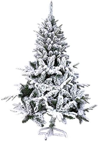 Изкуствена Коледна Елха YUMUO от Флока, Коледно Дърво в Селски стил за Коледната елха с Украса за Празнично
