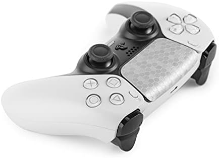 Комплект TouchProtect Silver Hex Pro за PS5 | Dualsense Edge и стандартен комбиниран пакет текстурирани корицата