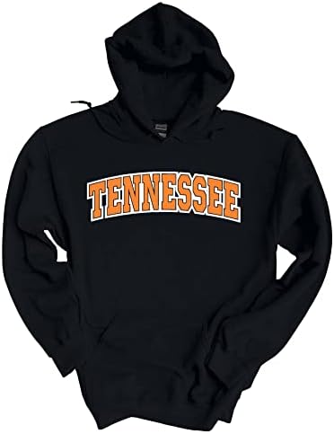 Мъжки hoody с качулка Trenz Shirt Company Tennessee Hoodie Футболен отбор Цвят Тенеси Оранжево Tennessee Rocky