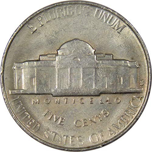 1953 S Jefferson Nickel 5 Cent Piece AG ЗА Добра монета на САЩ са подбрани 5c
