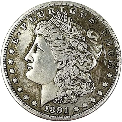 Американски 1891 Морган Сребърен Долар Търговия Сребърни Монети Американски Орел Ян Стар Сребърен Долар Са Подбрани